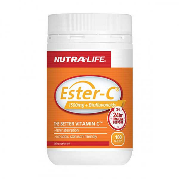 Nutra-life Ester C + Bioflavonoids 1500mg 100 Tablets